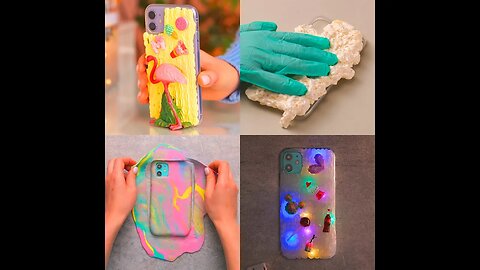 Brighten up your style with this homemade cell phone design ✨ #diycraft #diyphonecase