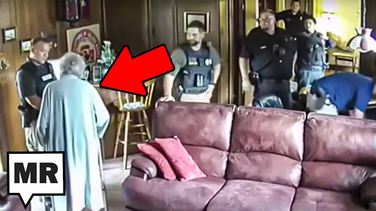 WATCH: 98 Year-Old American Hero Goes Out Like A Champ Confronting Cops Raiding Her Home