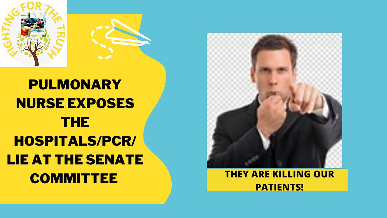 PULMONARY NURSE EXPOSES THE LIES AND THE KILLING OF PATIENTS AT THE HOSPITALS!