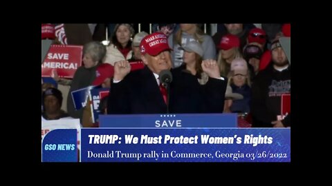 Donald Trump Speaks On Protecting Women’s Rights