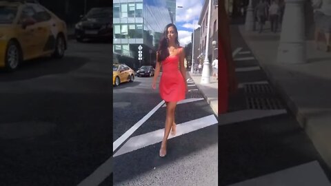 Stylish Girl In Red | #livesty #shorts #shortsfeed #viralvideo #trendingvideo