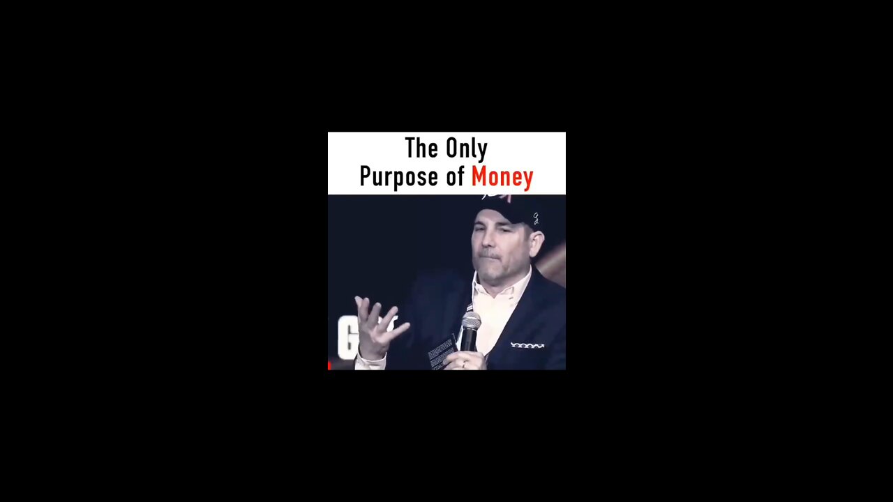 The Purpose Of Money