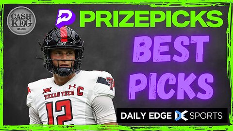 CFB PRIZEPICKS WEEK 2 | PROP PICKS | SATURDAY | 9/9/2023 | BEST BETS | CFB DAILY EDGE SPORTS