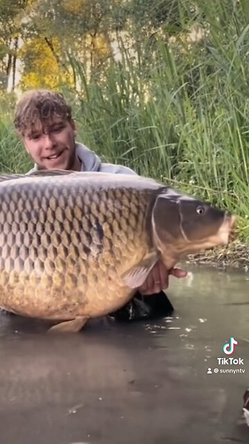 Bro caught a water monster.