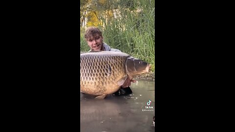 Bro caught a water monster.