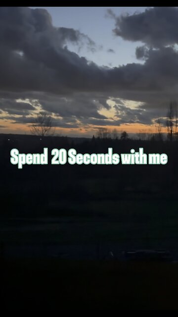 Spend 20 Seconds and pause for effect