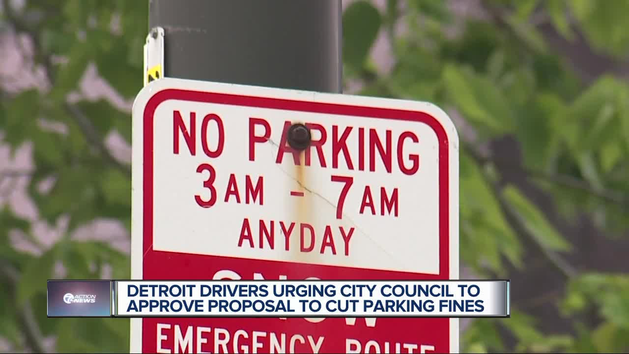 Detroit driver urging City Council to approve proposal to cut parking fines