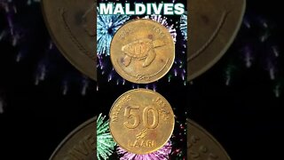 Maldives 50 laari 2008.#shorts #coinnotesz