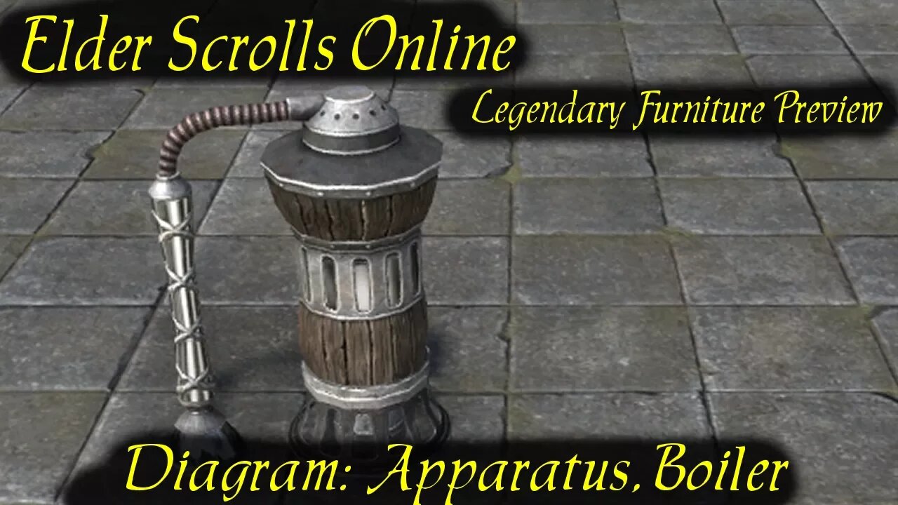 ESO Diagram: Apparatus, Boiler [legendary recipe] furniture preview