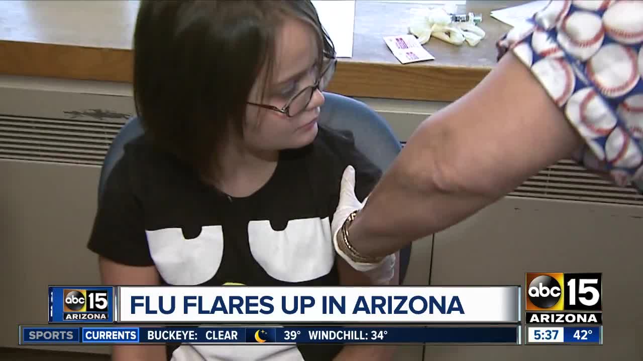 Children most affected by the flu in Arizona