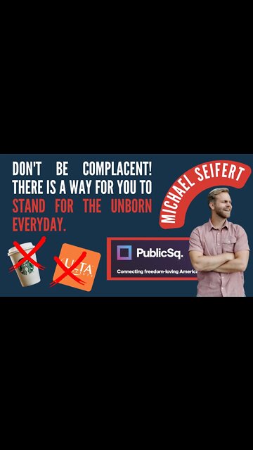 You Can Fight For The Unborn Everyday!!!