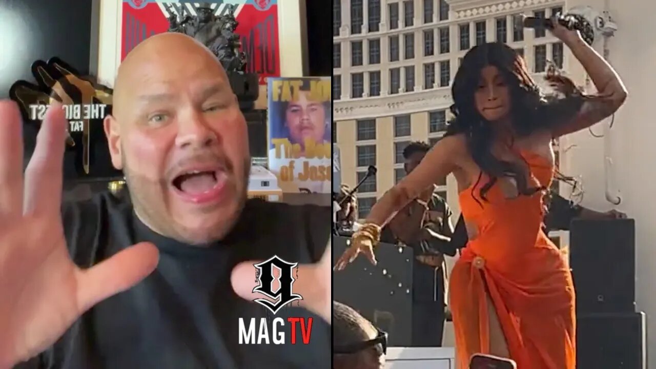 "U Gotta Stop" Fat Joe On Cardi B Throwin Her Mic After Being Sprayed Wit Water In Las Vegas! 🎤