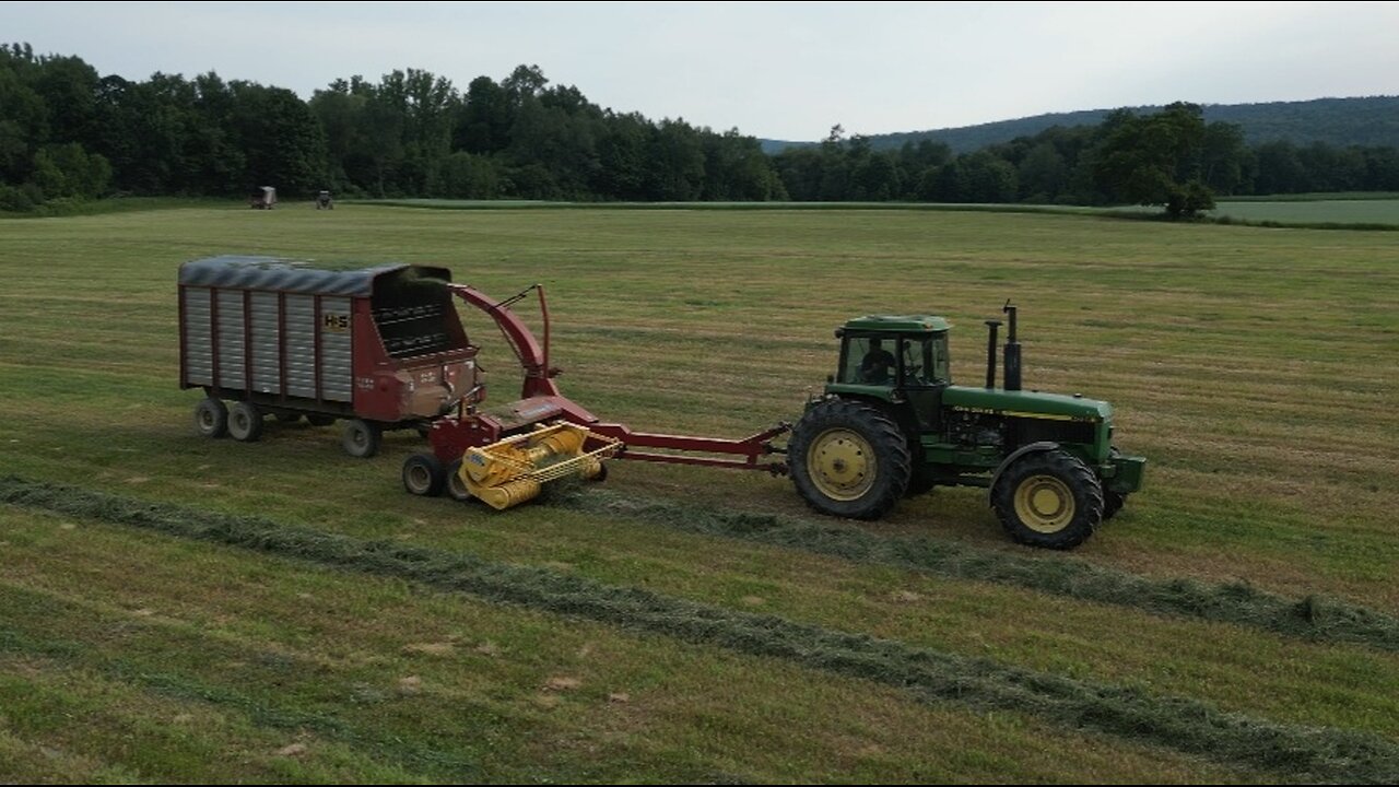 Chopping 2nd Cutting Haylage 2024