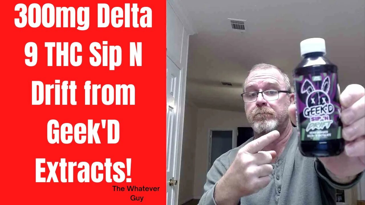300mg Delta 9 THC Sip N Drift from Geek'D Extracts!