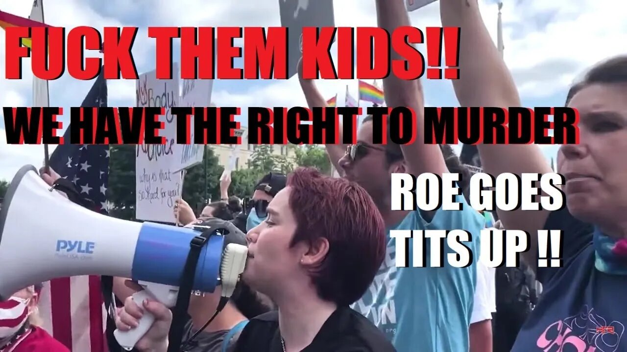 ROE V. WADE goes tits up!! Garden tools BIG MAD!!