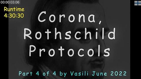 CORONA ROTHSCHILD PROTOCOLS - PART 4 OF 4 - DESTROY ALL WHITE PEOPLE