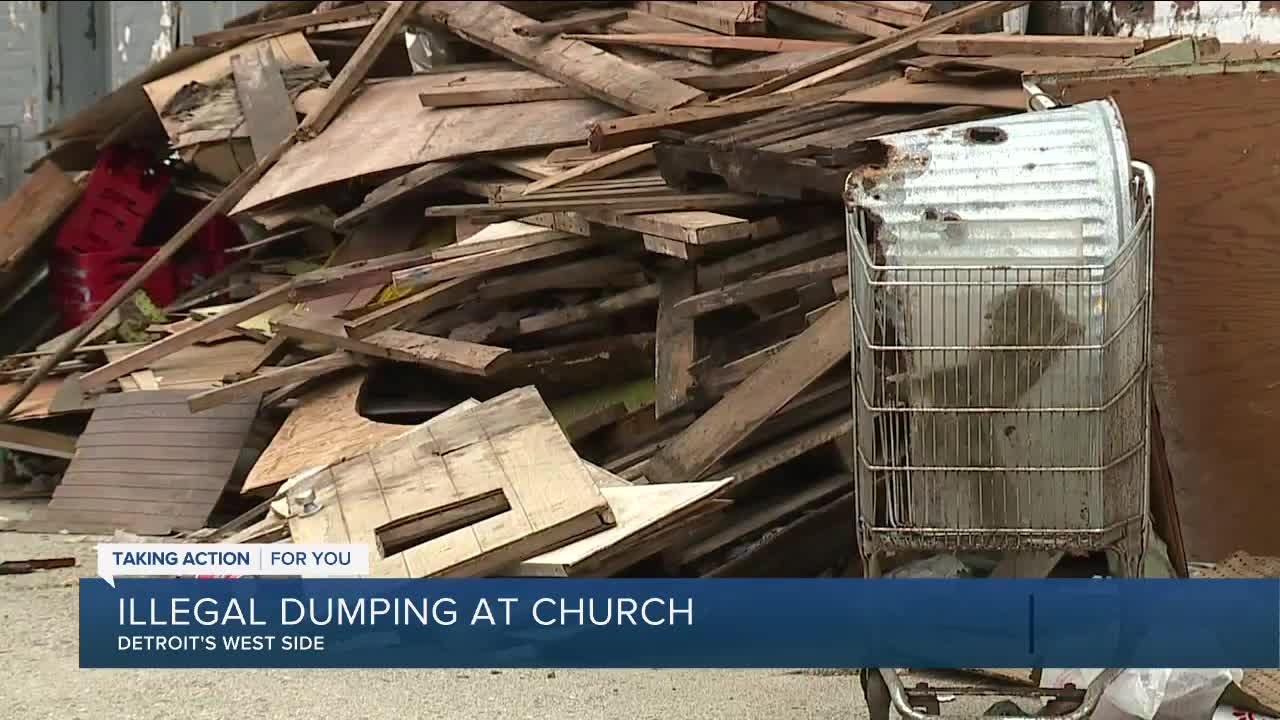 Illegal dumping on Detroit's west sude