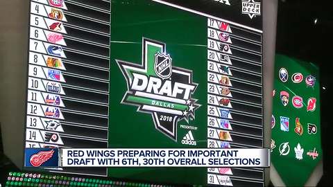 Red Wings prepare for important NHL Draft with two first-round picks