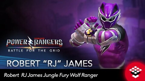 Power Rangers: Battle for the Grid - Robert RJ - James Jungle Fury Wolf Ranger