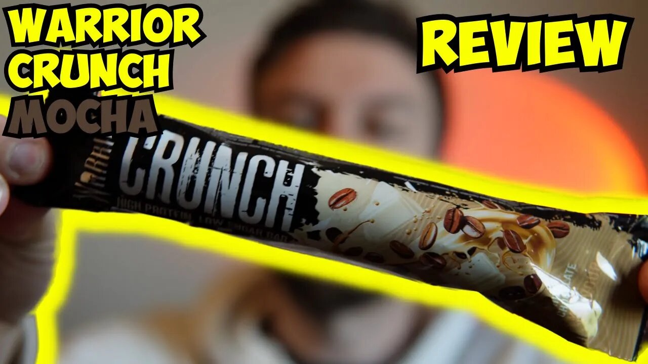 Warrior Crunch Protein Bar White Chocolate MOCHA Review