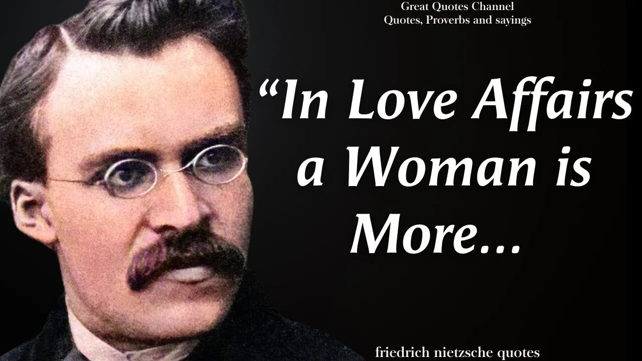 Brilliant Quotes by Friedrich Nietzsche That will Change your Life l Friedrich Nietzsche Quotes