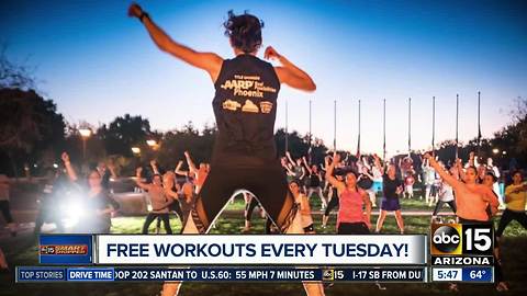 Free workouts every Tuesday!