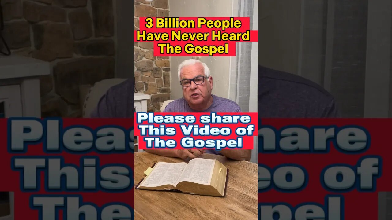 3 Billion People have never heard the Gospel; Please Like & Share #shorts #christianity #gospel