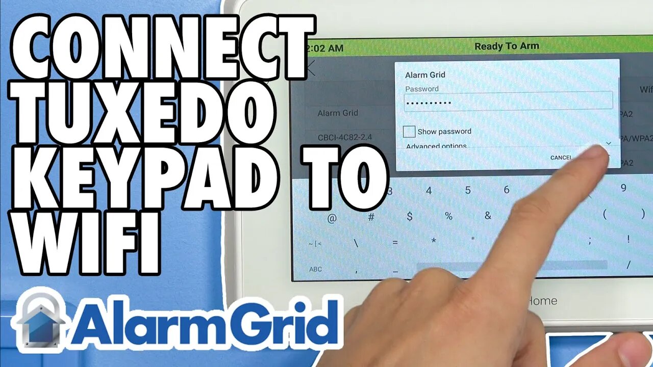Honeywell Home Tuxedo Keypad: Connect to WIFI