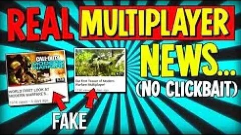 *NEW* Leaked Modern Warfare Multiplayer Info (NOT CLICKBAIT) (Jul 18, 2019)