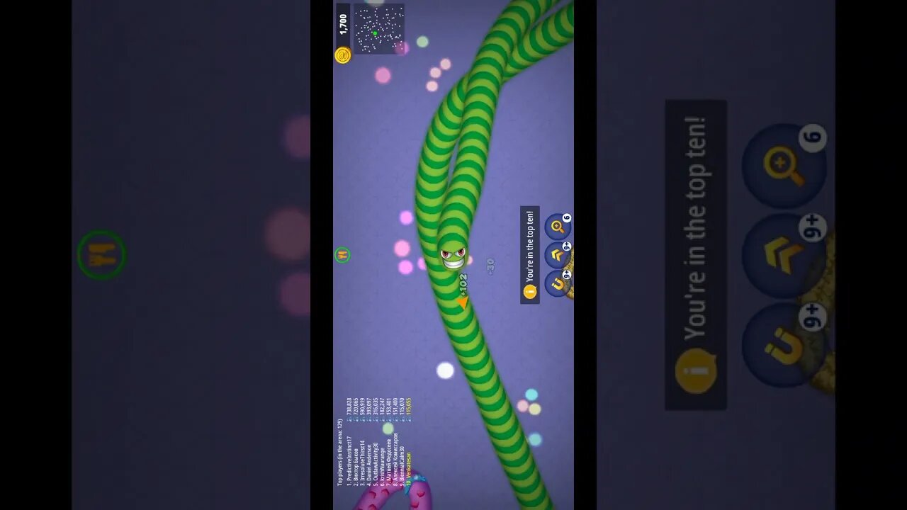 Shorts CASUAL AZUR GAMES Worms Zone .io - Hungry Snake 55-160