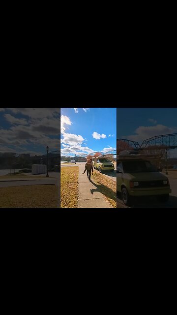 Exploring our old home in our new van home 😉 #shorts #vanlife #campervan #rvlife #campervan #offgrid