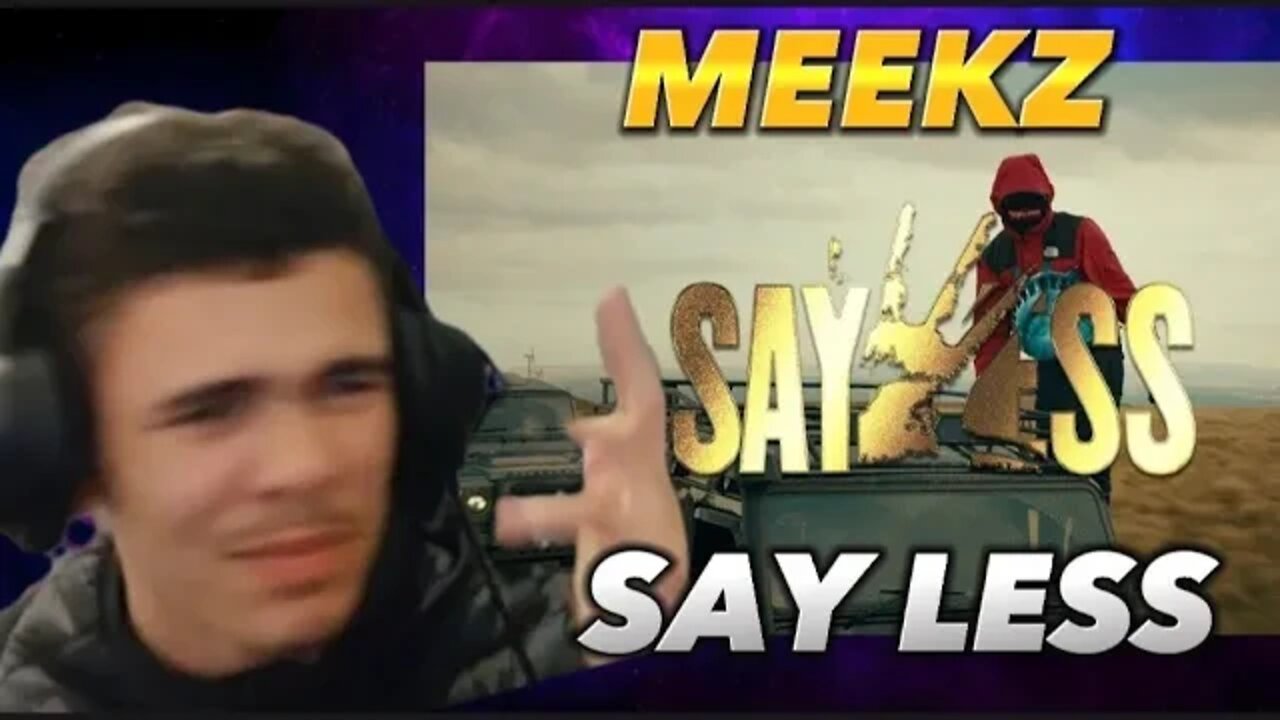 MAD🔥MEEKZ - SAY LESS 🤫 (OFFICIAL MOVIE) RESPECT THE COME UP❗️INTRO 💽 (REACTION)