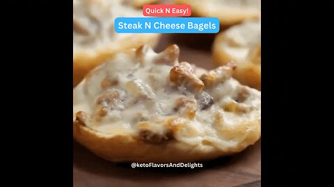 Steak N Cheese Bagels