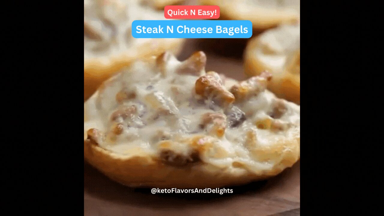 Steak N Cheese Bagels