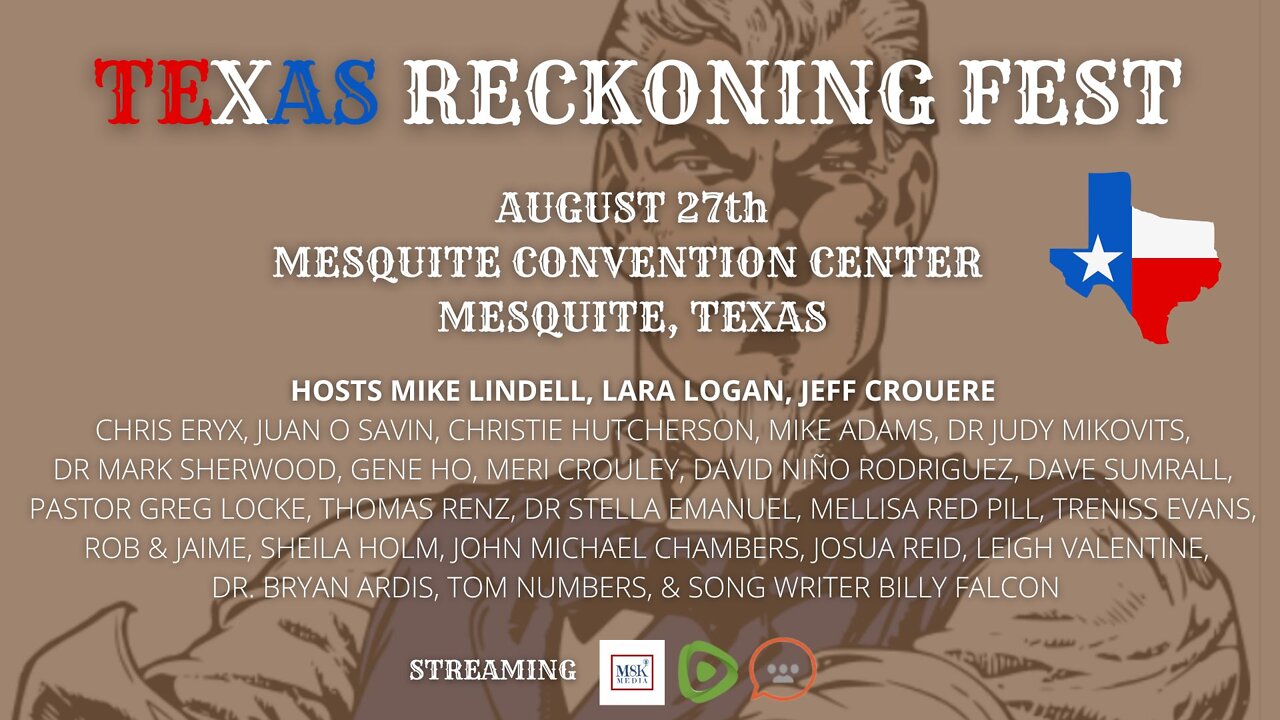 TEXAS RECKONING FEST - SATURDAY AUGUST 27th