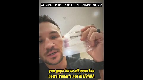 Michael Chandler says Conor Mcgregor has missed USADA deadline