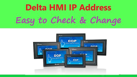 0122 - Check and change delta hmi ip address