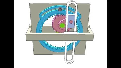 3381 Regulatable Slider crank mechanism with satellite gear 1