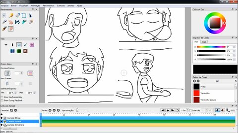 Speed Art | Como Criar o seu Mangá | Primeira Página do Meu Primeiro Mangá [Pencil2D].