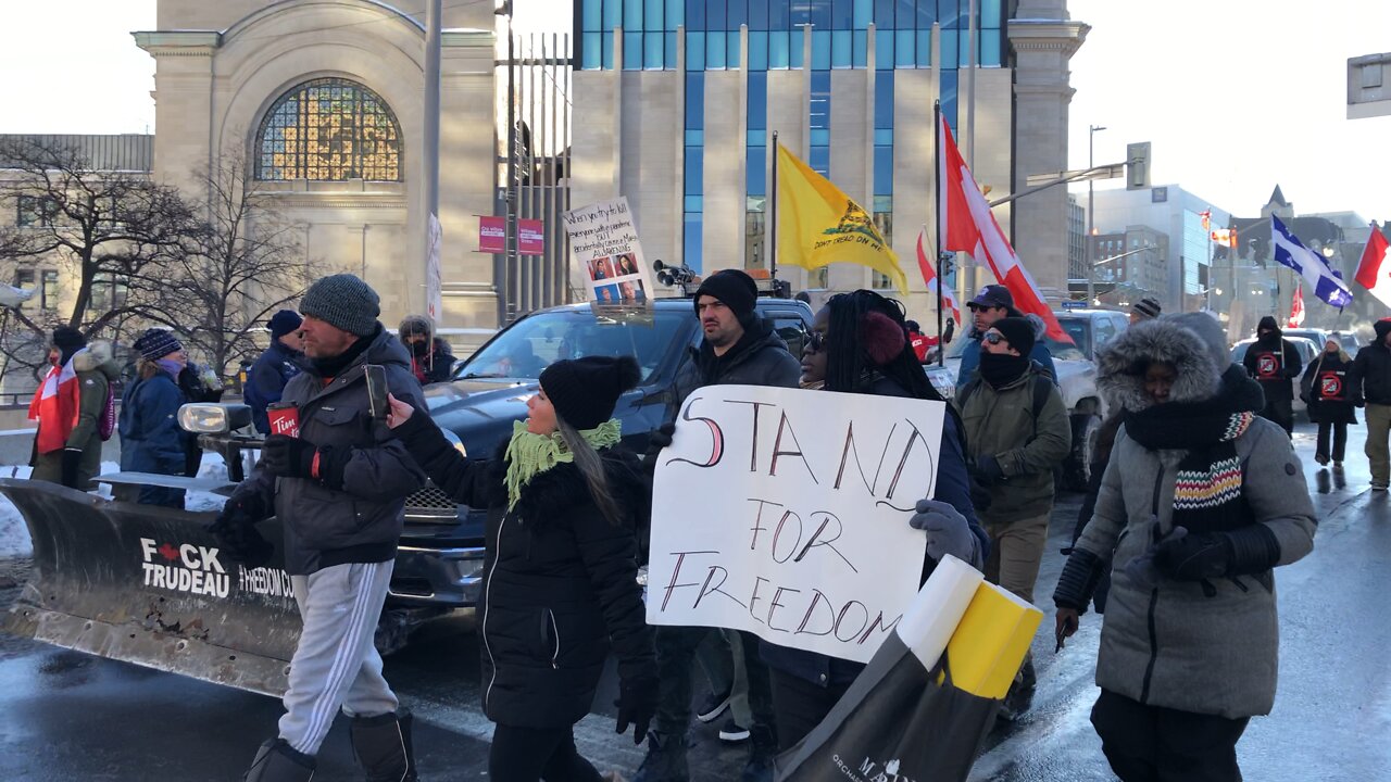 Freedom Convoy Ottawa Jan 29, 2022 - Stand For Freedom