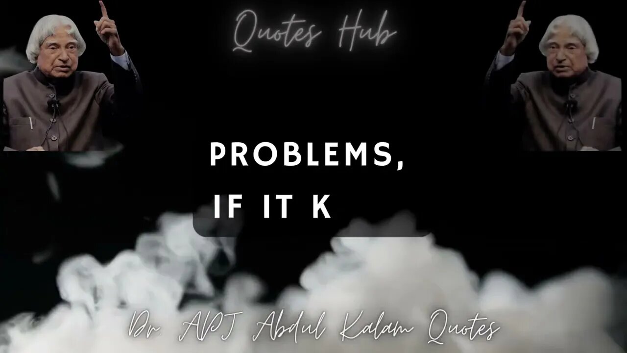 One of the Most Inspiring Quotes from APJ Abdul Kalam || Quotes Hub