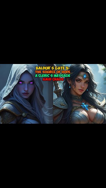 Baldur's Gate 3: The Source of Hope A Cleric's Message Amid Chaos