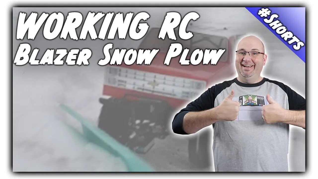 WORKING Custom '85 Chevy K5 Blazer RC Snow Plow #Short