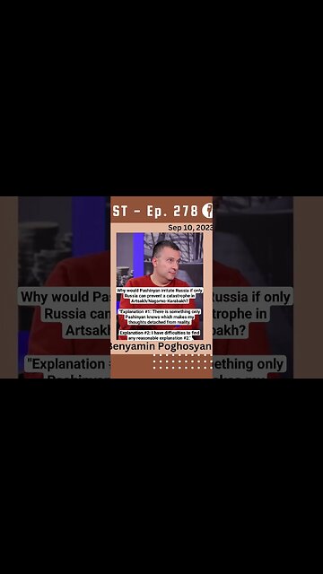 Why would Pashinyan irritate Russia if only Russia can prevent a catastrophe in Artsakh?