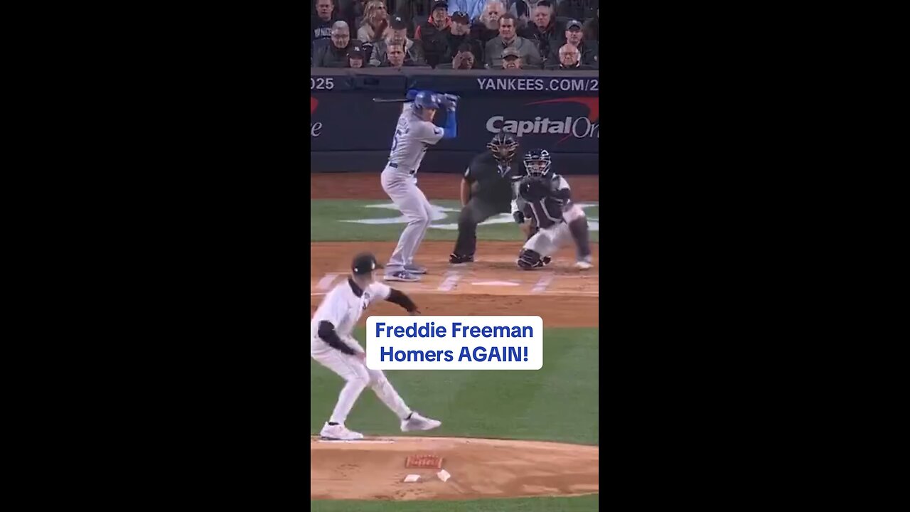 Can anyone stop Freddie Freeman? Freddie was +625 to go yard tonight!