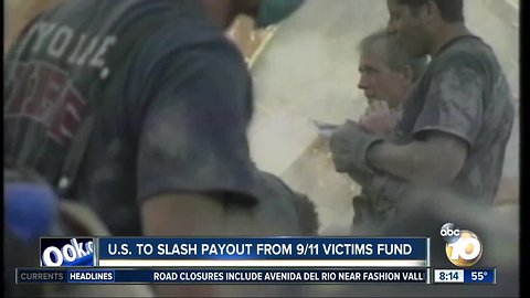 U.S. to slash payout from 9/11 victims fund