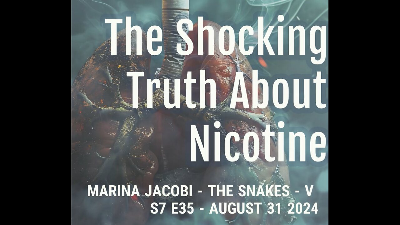 Marina Jacobi - SHORT VIDEO - The Truth About Nicotine