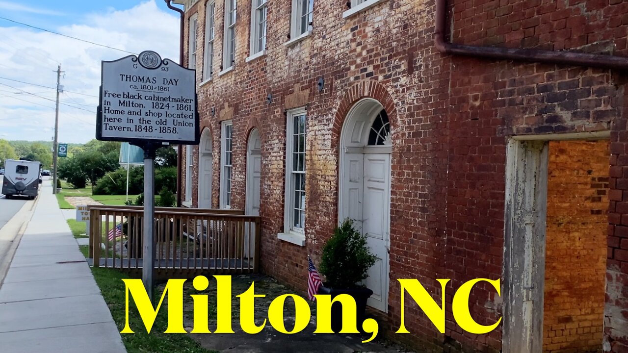 Milton, NC, Town Center Walk & Talk - A Quest To Visit Every Town Center In NC