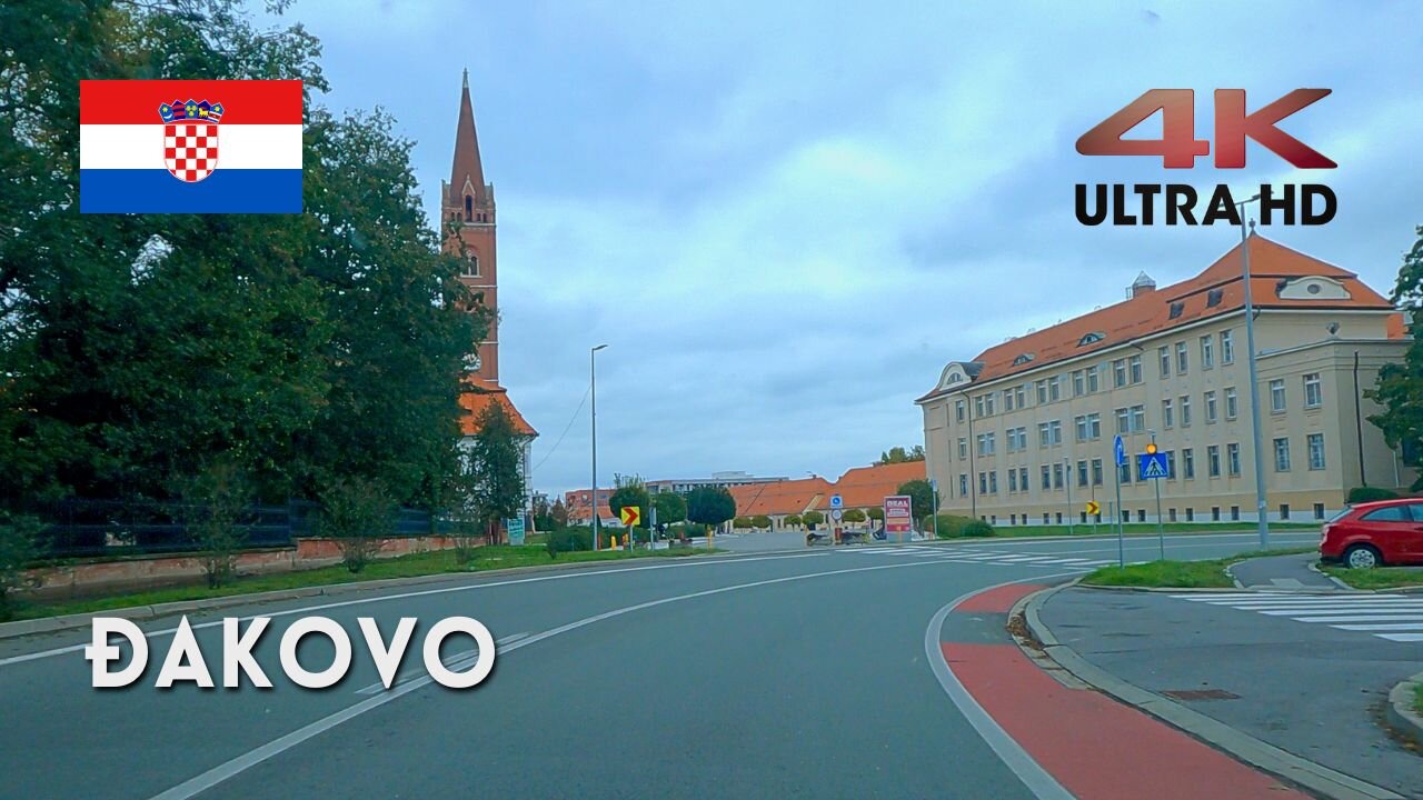 Driving in Croatia - Đakovo 4K | Slavonia (October 5, 2024)