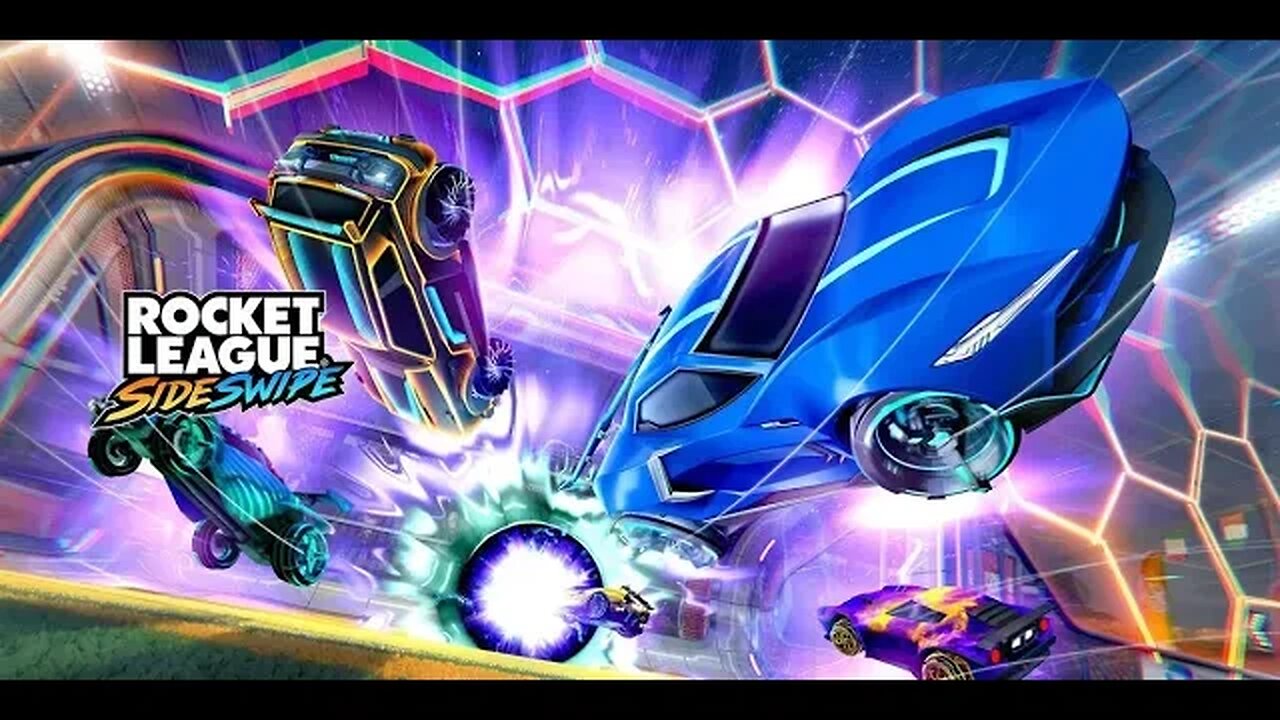Rocket League Sideswipe (2v2 Mutator Madness / Hoops) Gameplay